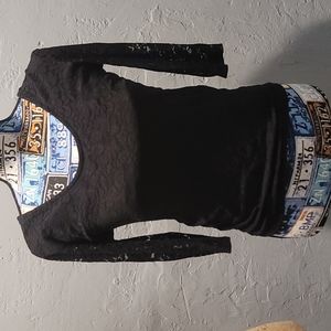 Lace womens top